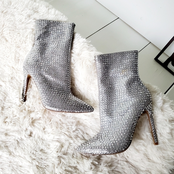Steve Madden Shoes - Steve Madden Winnings Rhinestone Booties